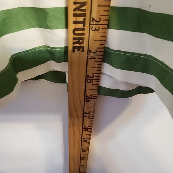 Modcloth Women Skirt A Line Pleated,M, Striped Strech, Zip, Hook Loop, Classic - Picture 15 of 15